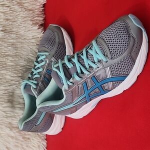 ASICS Women's Athletic Shoes in Gray and Blue